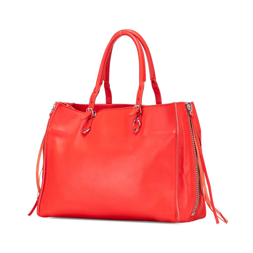 Balenciaga Mini Leather Papier A6 Zip Around Satchel - 2