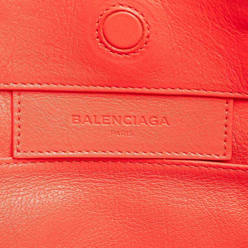 Balenciaga Mini Leather Papier A6 Zip Around Satchel - 5
