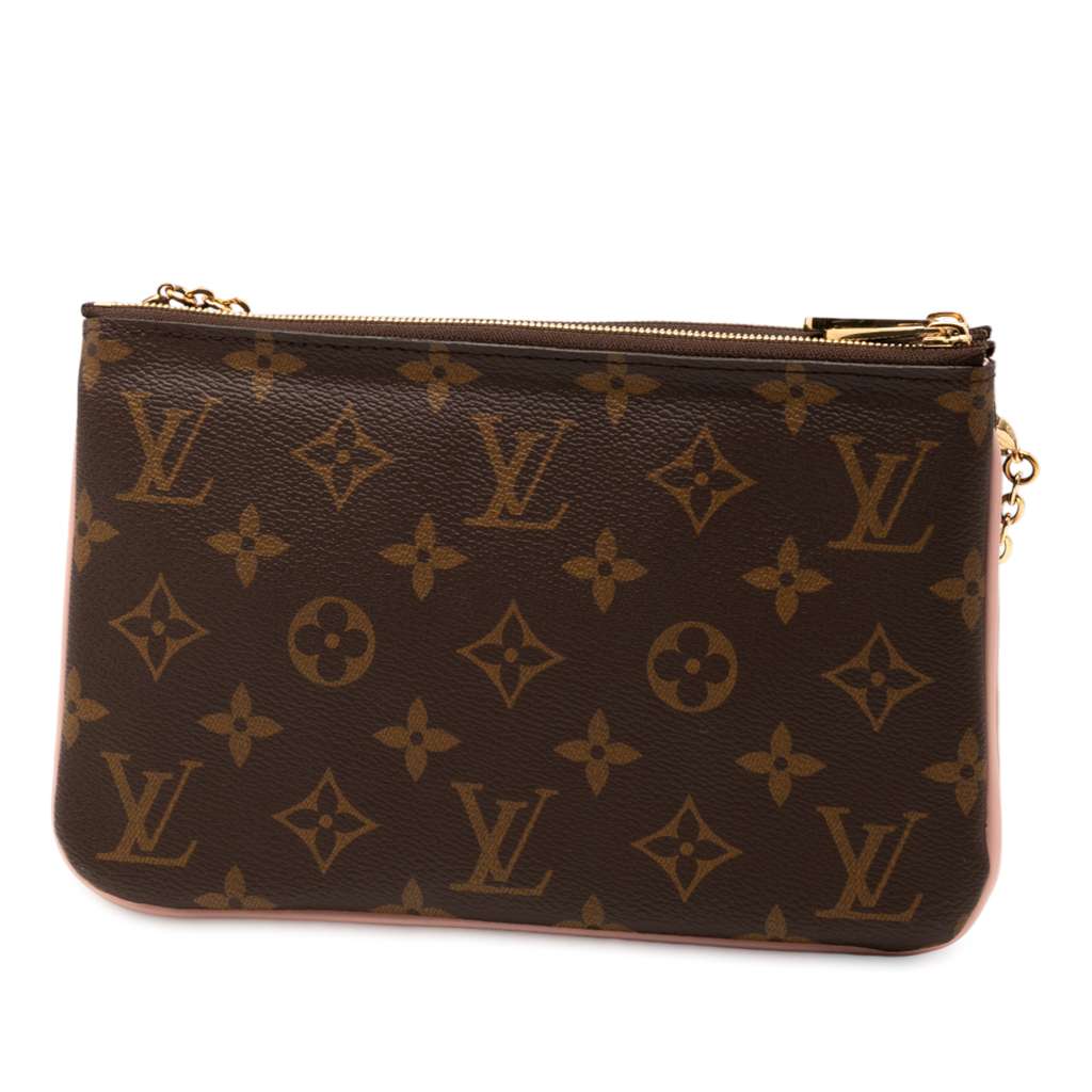 Louis Vuitton Monogram Blooming Flowers Double Zip Pochette - 2