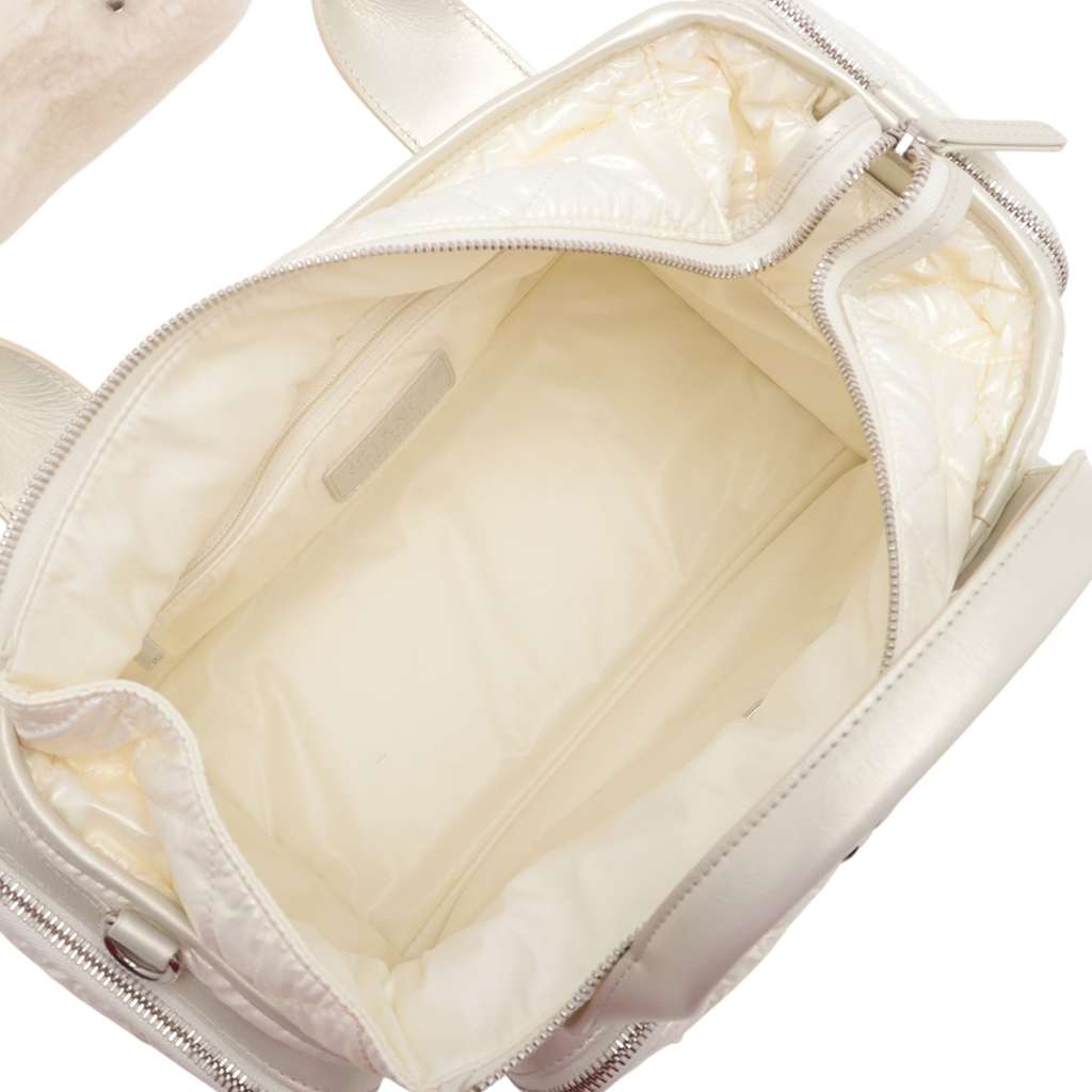 Chanel Coco Neige Quilted Nylon Bowling Bag - 3