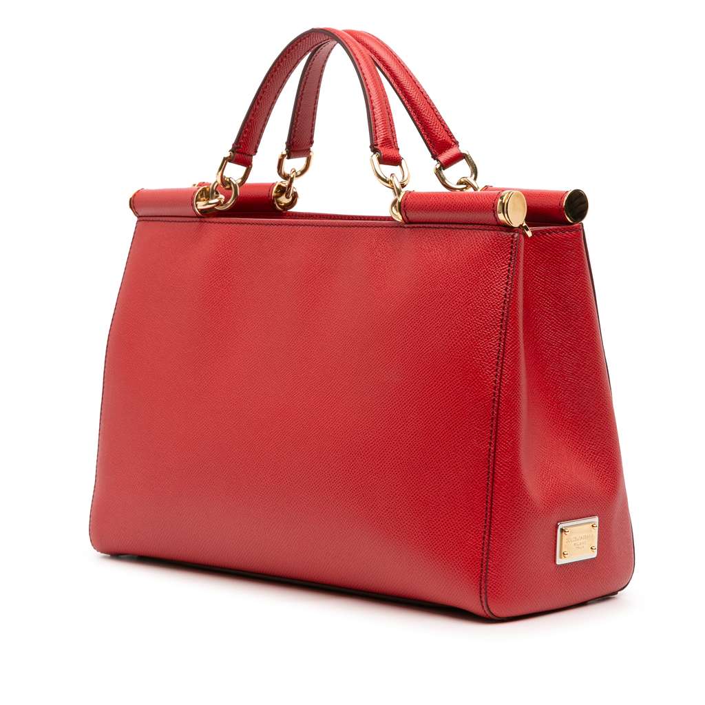 Dolce & Gabbana Medium Leather Miss Sicily Satchel - 2