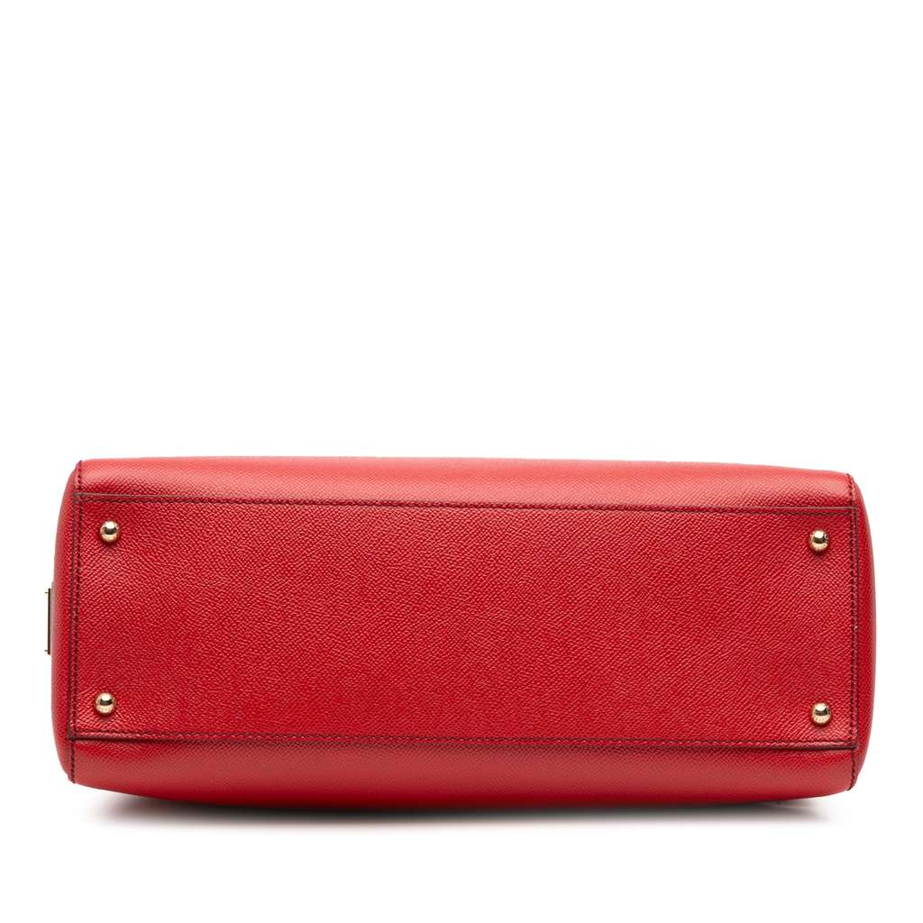 Dolce & Gabbana Medium Leather Miss Sicily Satchel - 3