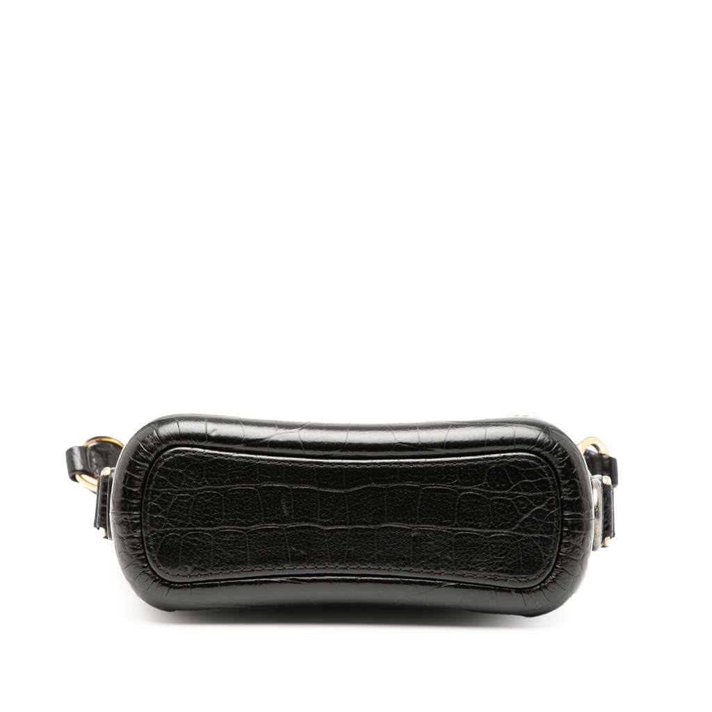 Chanel Small Croc Embossed Calfskin Gabrielle Hobo - 3