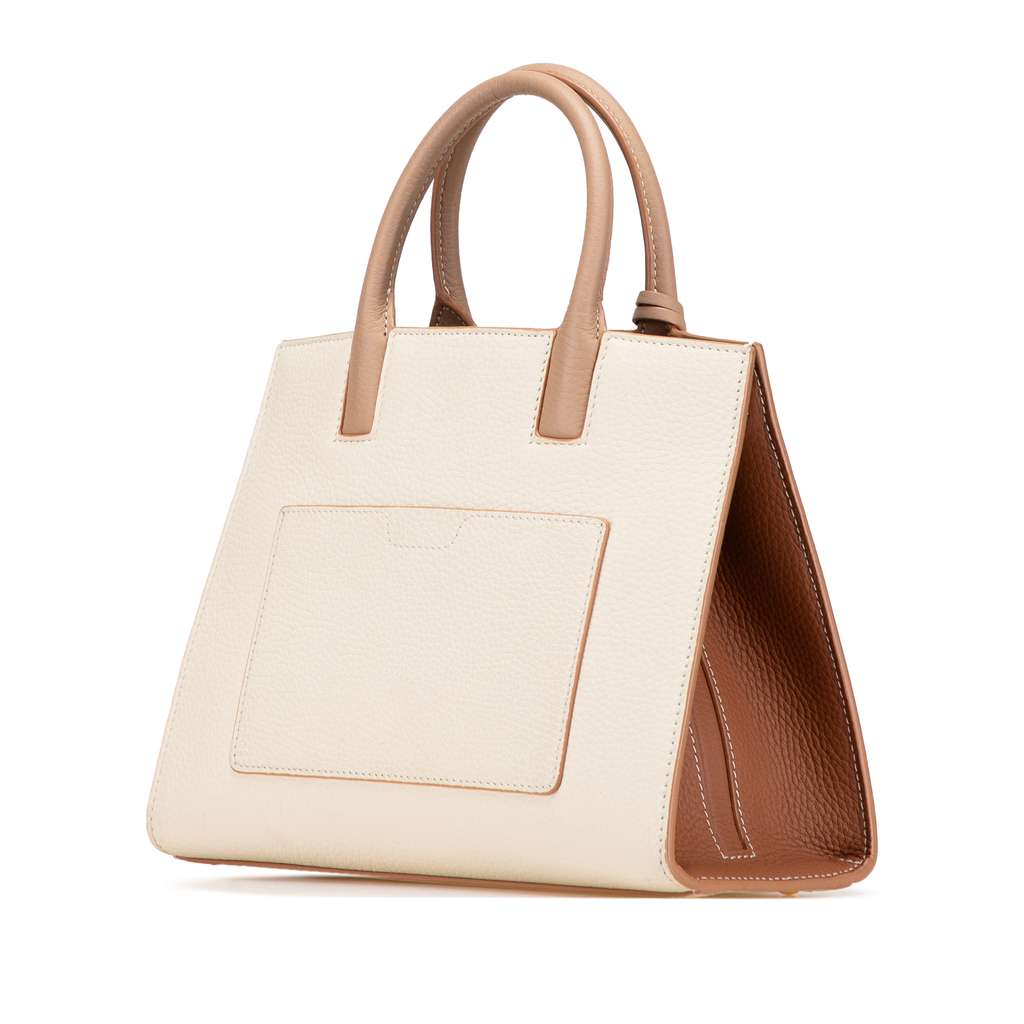 Burberry Mini Bicolor Leather Frances Tote - 2