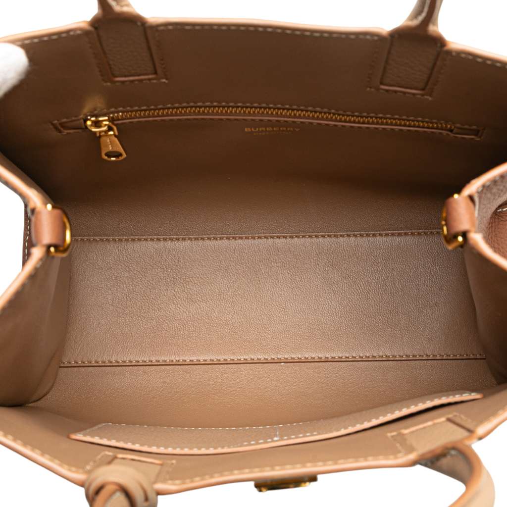 Burberry Mini Bicolor Leather Frances Tote - 4