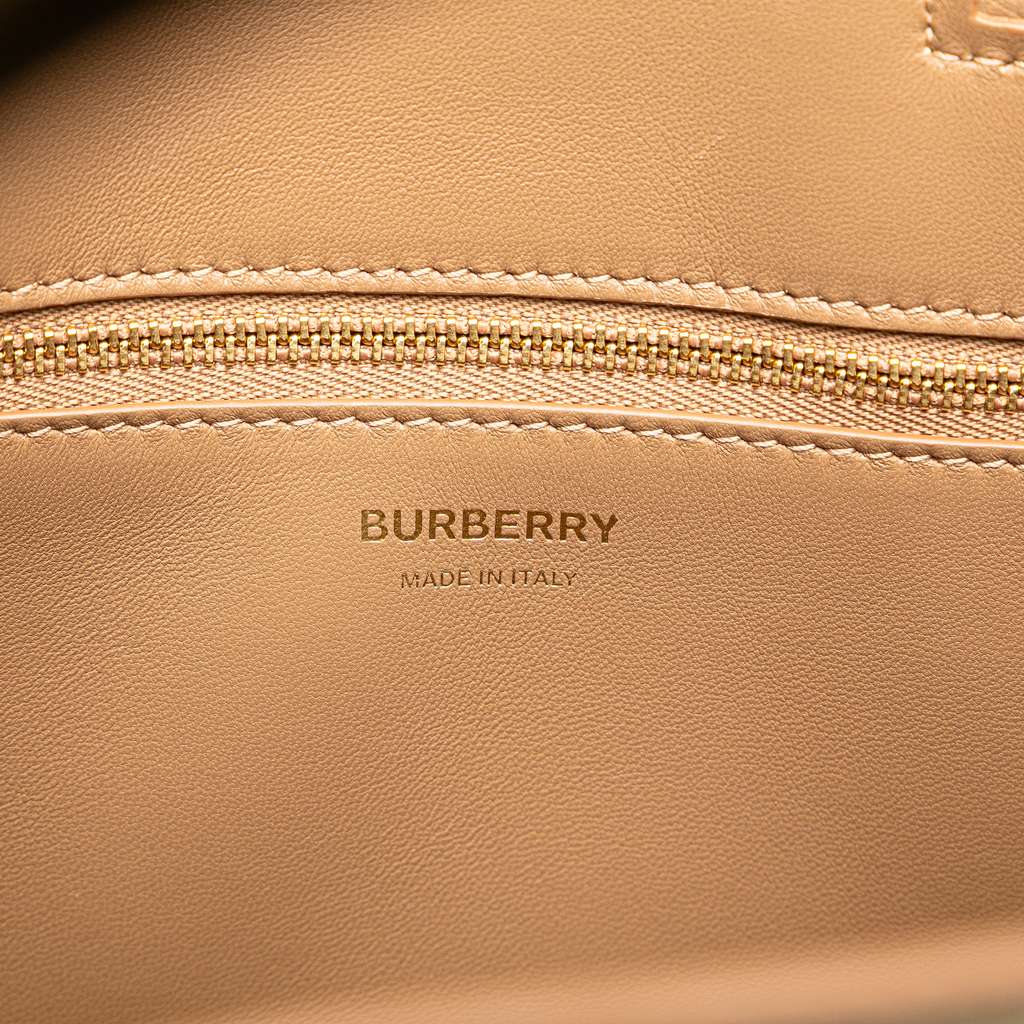 Burberry Mini Bicolor Leather Frances Tote - 5