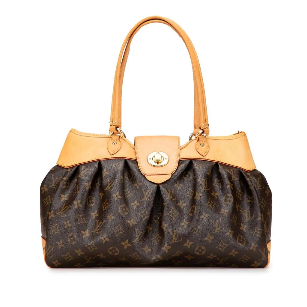 Louis Vuitton Monogram Boetie MM Brown Very good - Front View