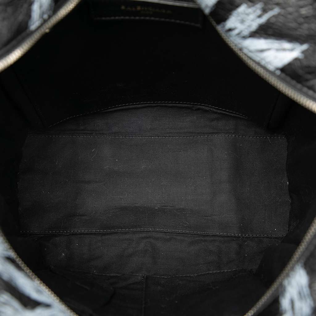 Balenciaga S Lambskin Graffiti Bazar Shopper Satchel - 4
