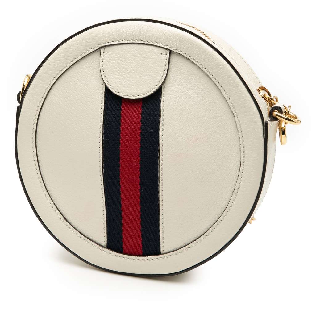 Gucci Mini Leather Ophidia Round Crossbody - 2