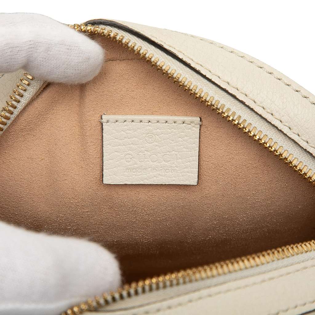 Gucci Mini Leather Ophidia Round Crossbody - 5