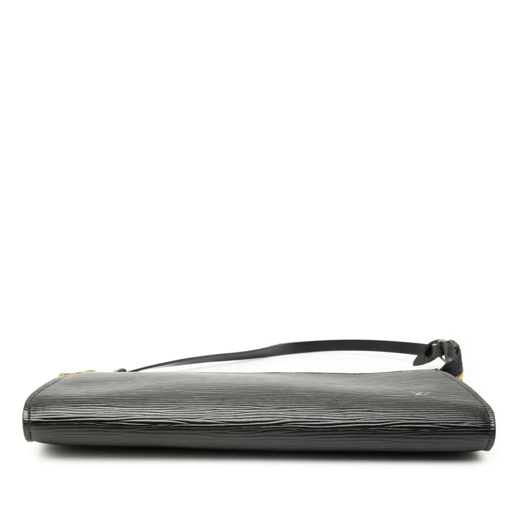 Louis Vuitton Epi Pochette Accessoires Black Leather Good - Inside View