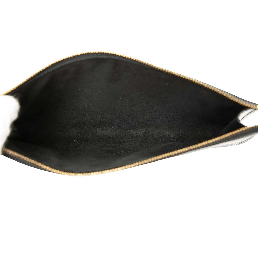 Louis Vuitton Epi Pochette Accessoires Black Leather Good - Model View