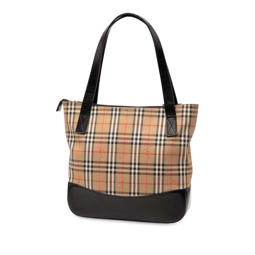 Burberry Haymarket Check Canvas Tote - 2
