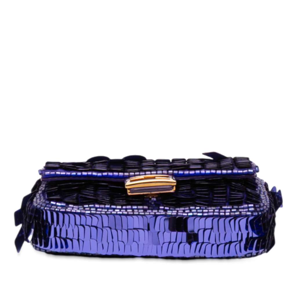 Fendi Nano Sequin Charm Baguette - 3