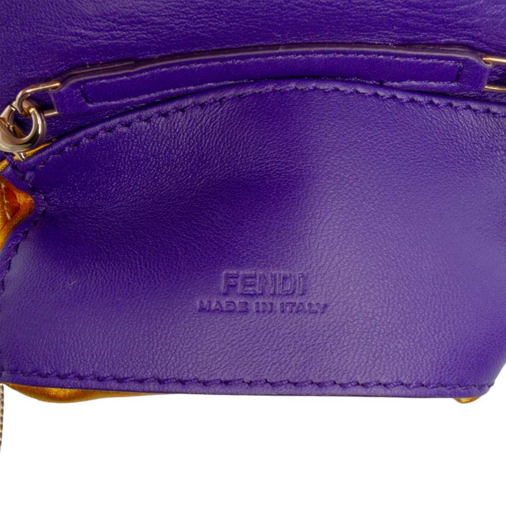 Fendi Nano Sequin Charm Baguette - 5