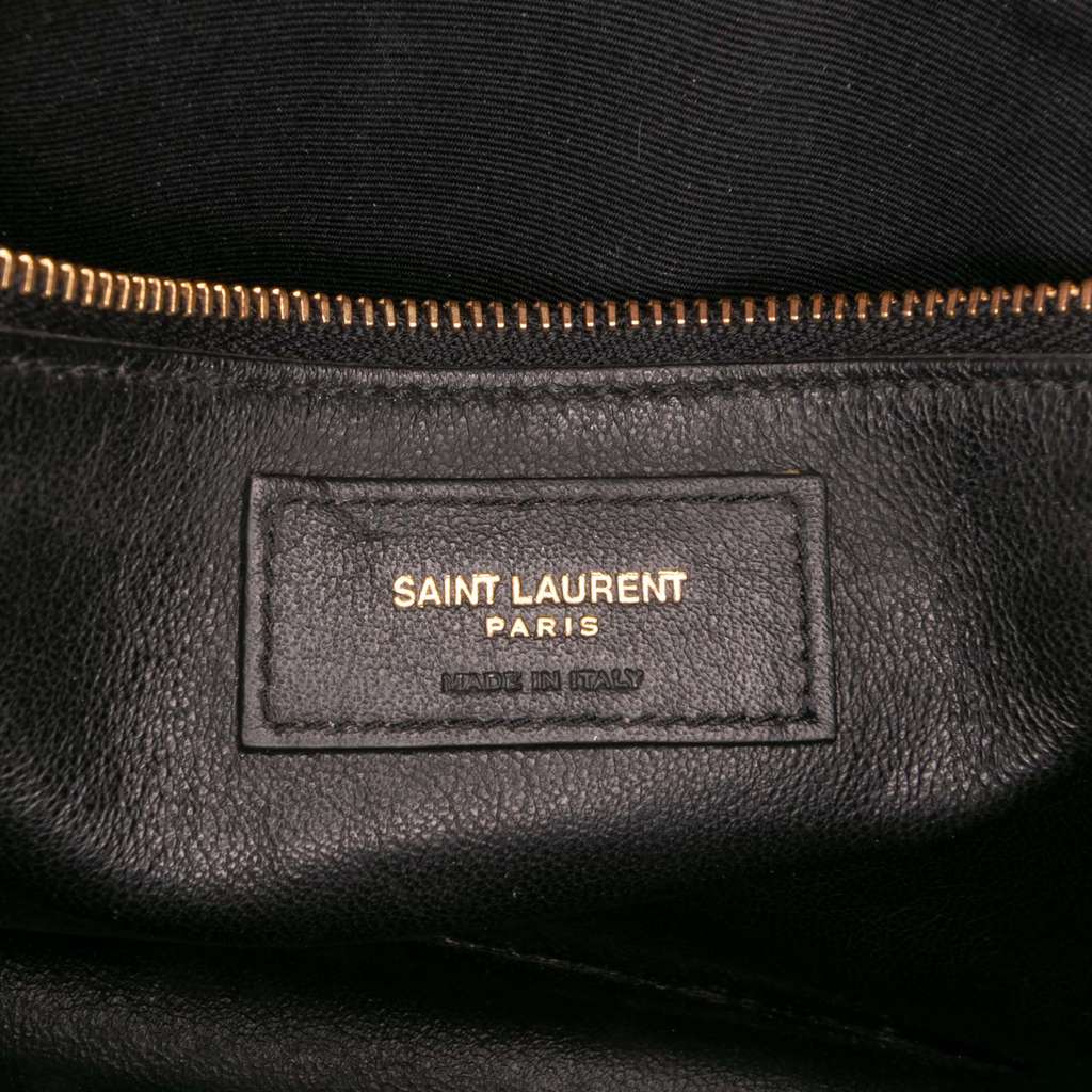 Saint Laurent Smooth Calfskin Monogram Cassandra Clasp Bag - 5