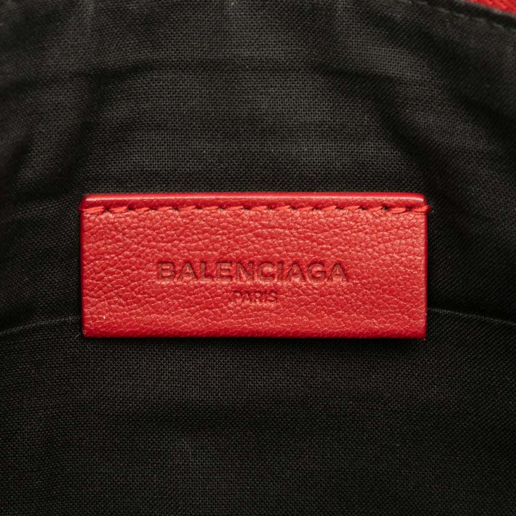 Balenciaga Veau Motocross Classic Metallic Edge Clutch - 5