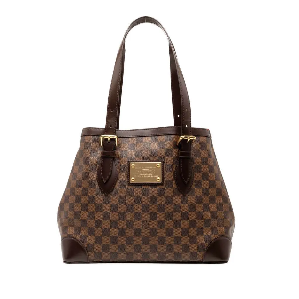 Louis Vuitton Damier Ebene Hampstead MM Brown Very good - Front View