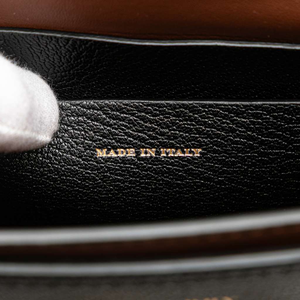 Burberry Small Goatskin Trimmed House Check Canvas D Ring Crossbody - 5