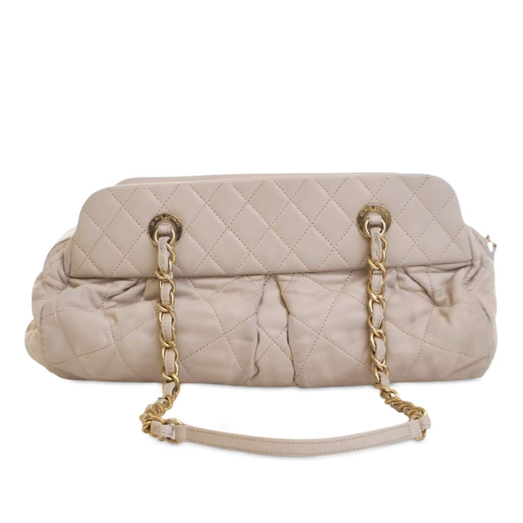 Chanel Quilted Calfskin Chic Quilt Bowling Bag - 3