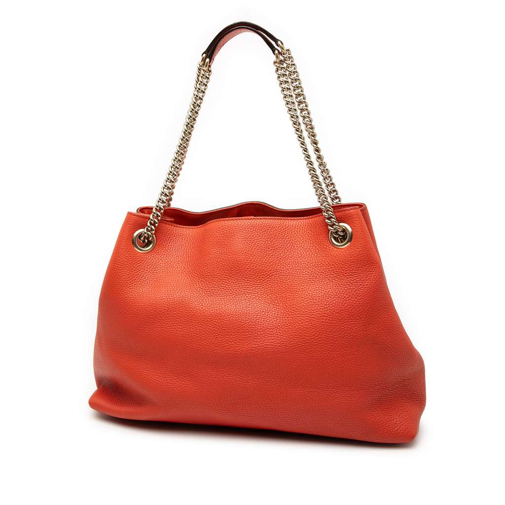 Gucci Medium Leather Soho Chain Tote - 2