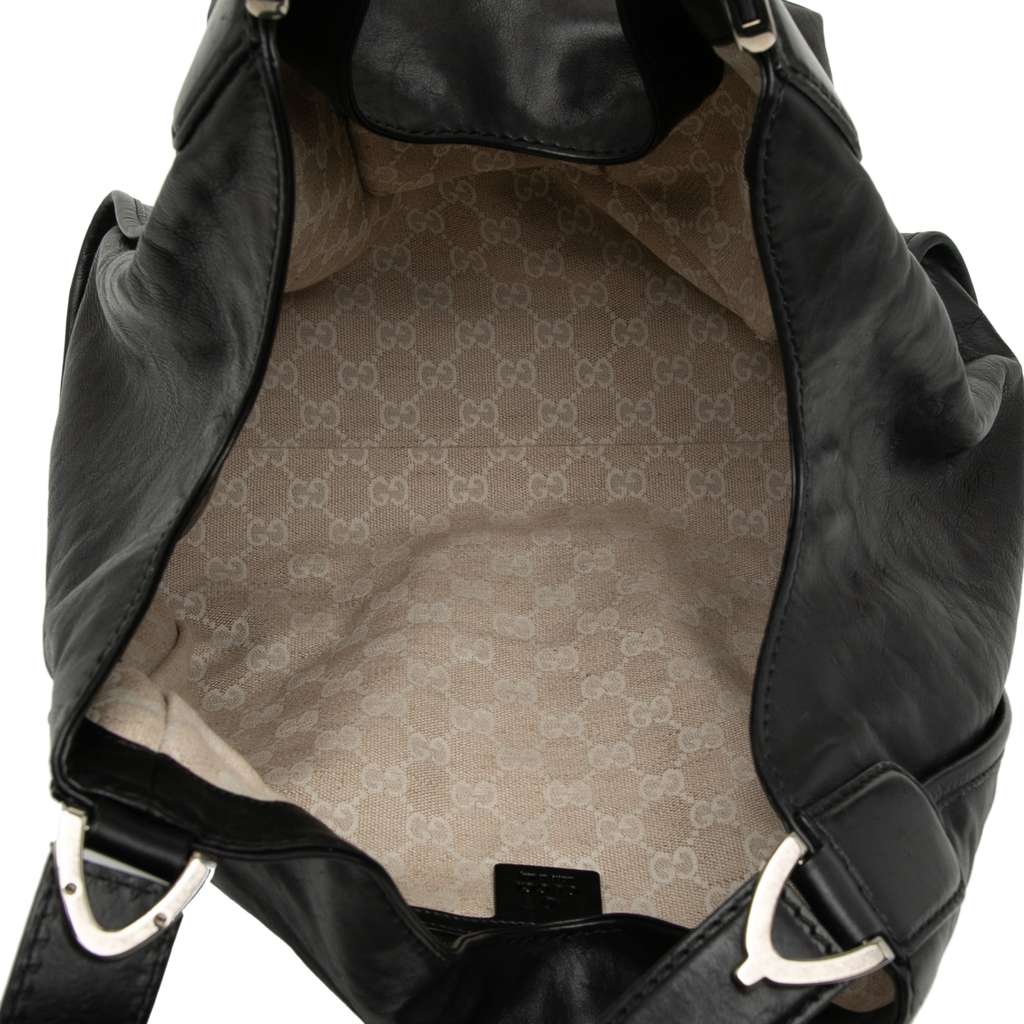 Gucci Nubuck Soft Stirrup Tote - 4