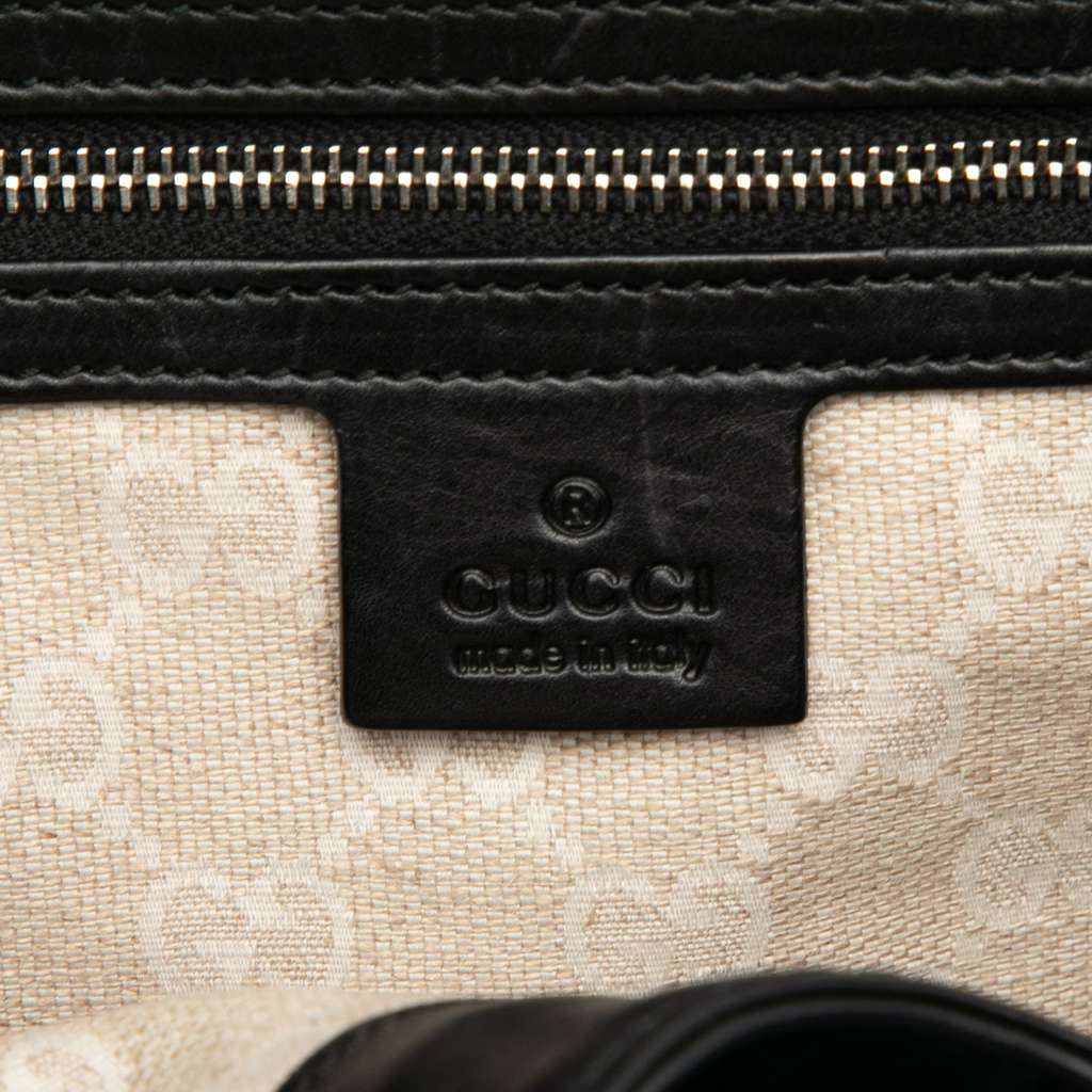 Gucci Nubuck Soft Stirrup Tote - 5