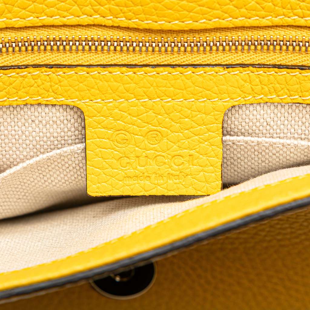 Gucci Medium Leather Soho Chain Flap Crossbody - 5