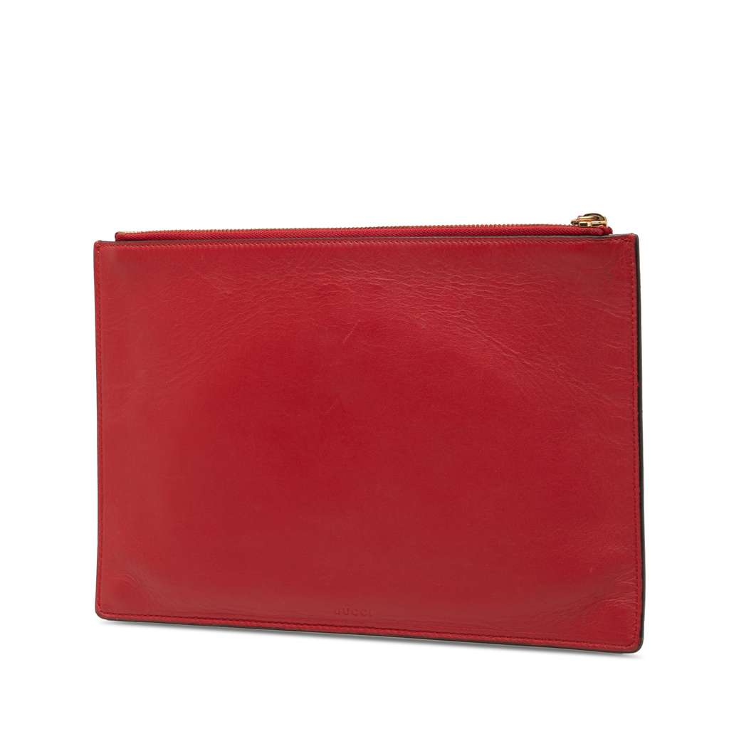 Gucci GG Supreme Rainbow Love Patch Clutch - 2