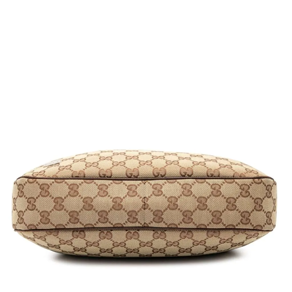 Gucci Medium GG Canvas Pop Shoulder Bag Brown Canvas Good - Inside View