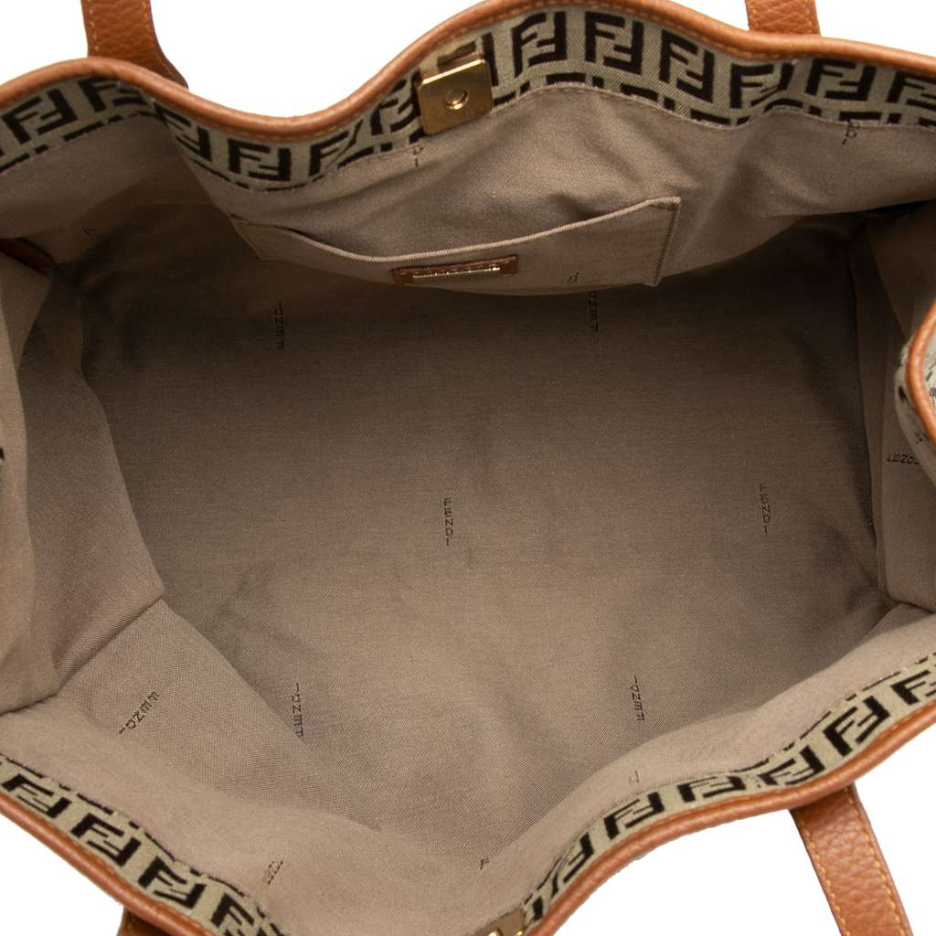 Fendi Zucchino Canvas Tote - 4