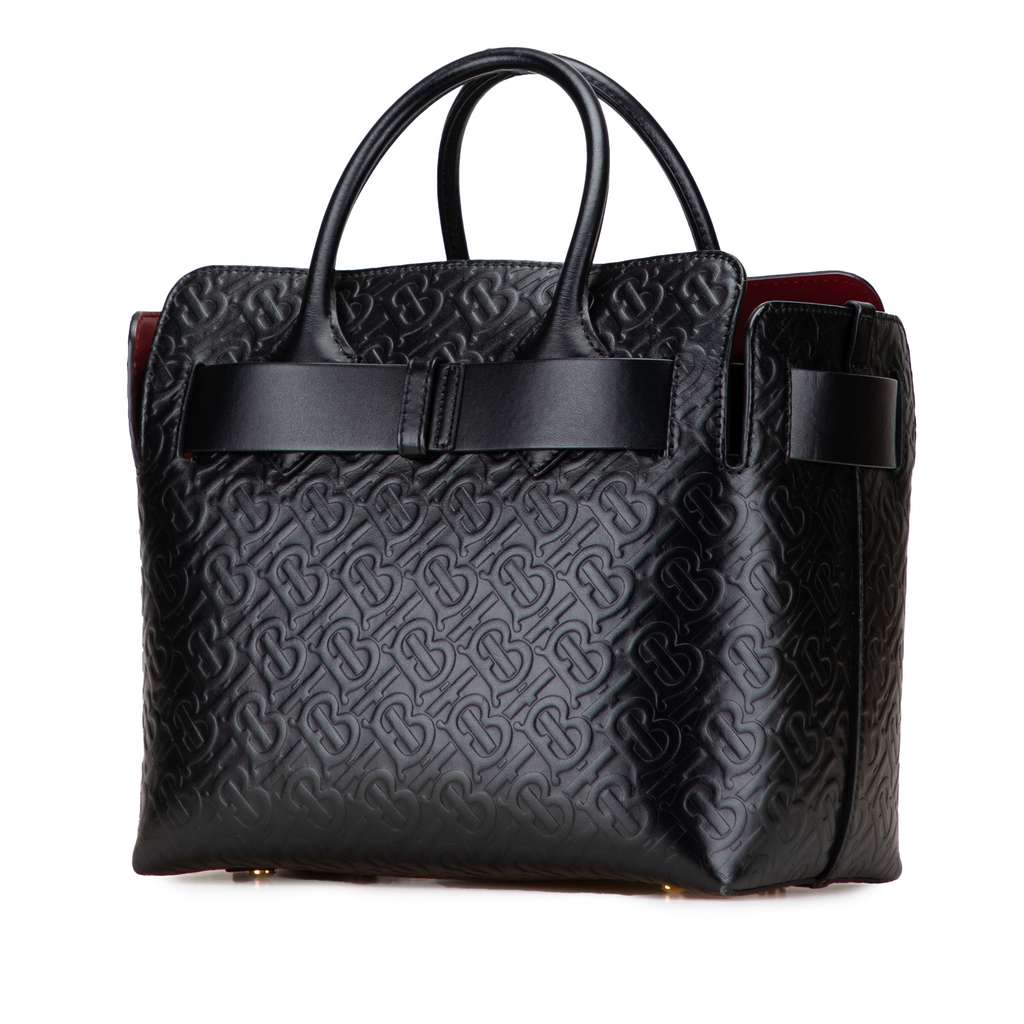 Burberry Small TB Monogram Embossed Leather Belt Bag - 2