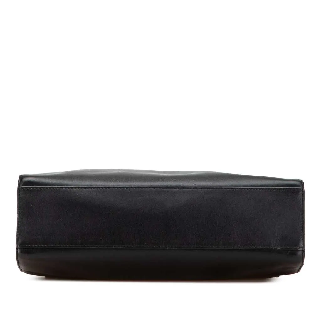 Gucci Leather Handbag Black Leather Good - Inside View
