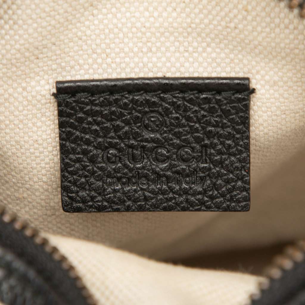 Gucci Mini Grained Calfskin Logo Crossbody - 5