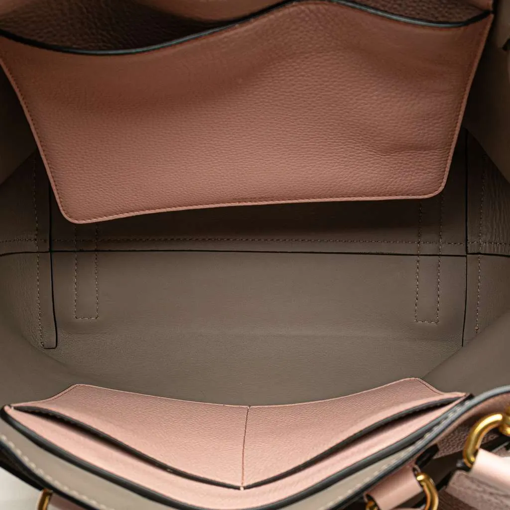 Burberry Medium Bicolor Leather Marais Belt Bag Pink Leather Very good - Model View