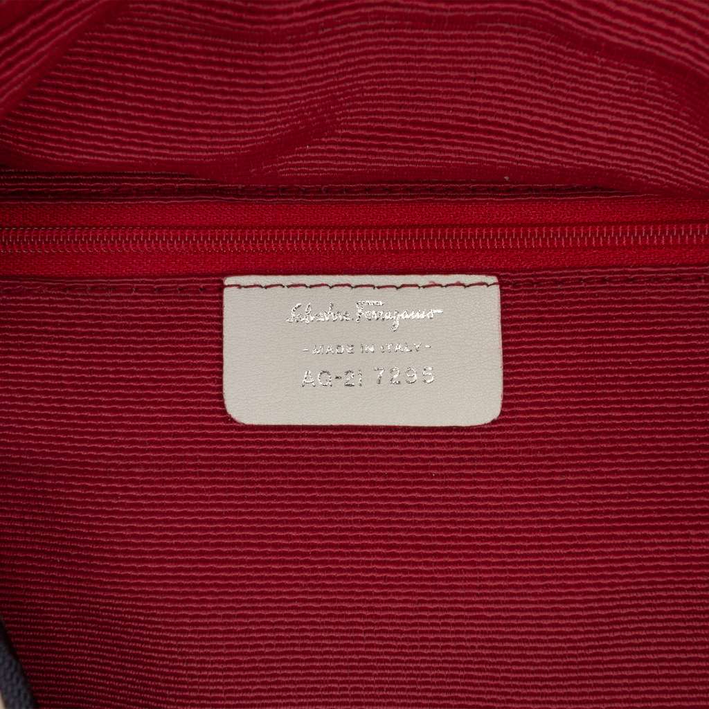 Salvatore Ferragamo Gancini Canvas Shoulder - 5