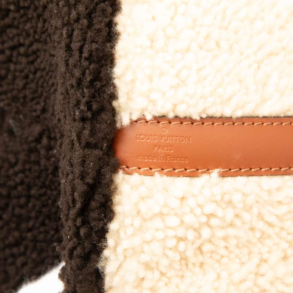 Louis Vuitton Monogram Giant Shearling Teddy Speedy Bandouliere 25 - 5