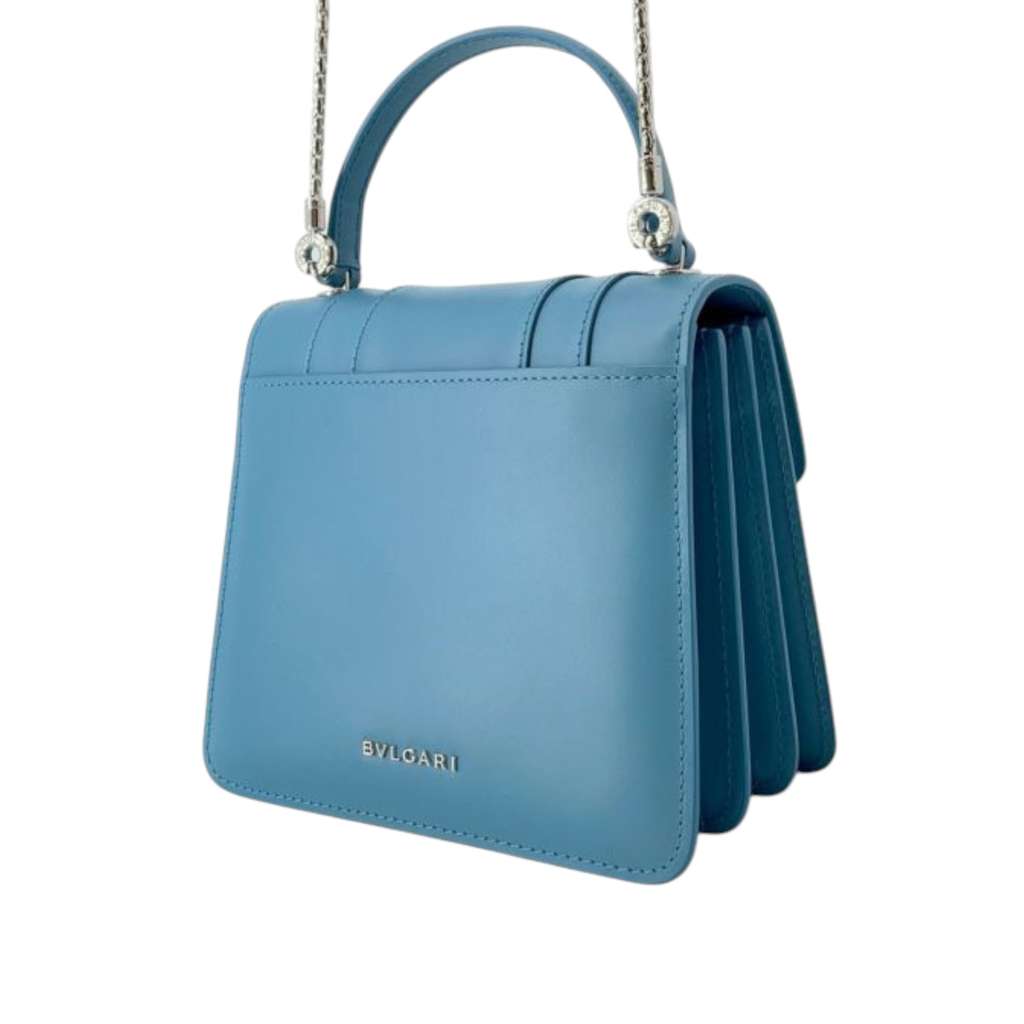 Bvlgari Small Calfskin Serpenti Forever Top Handle Bag - 2