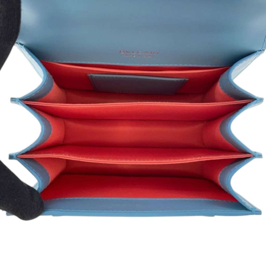 Bvlgari Small Calfskin Serpenti Forever Top Handle Bag - 4