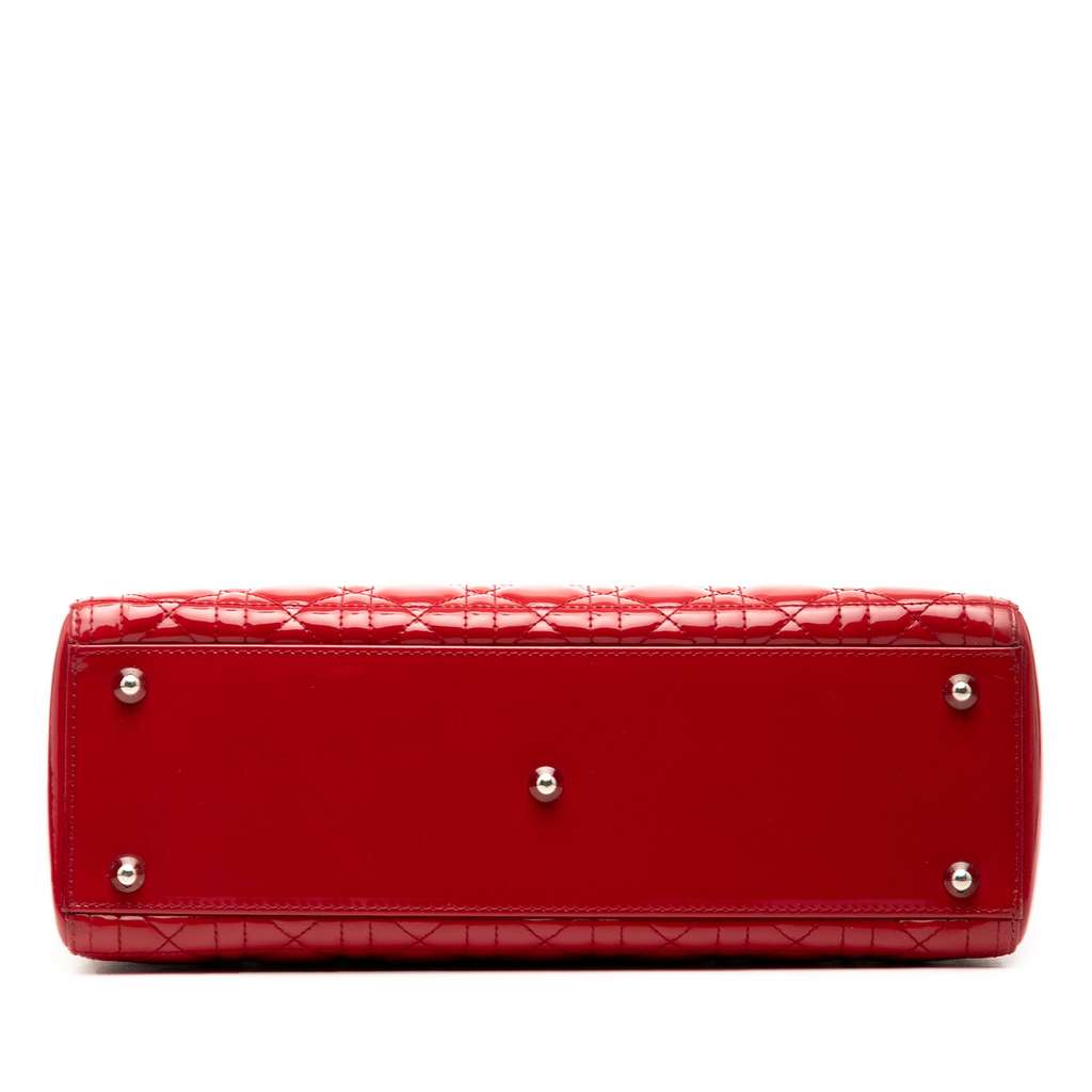 Dior Large Patent Cannage Lady Dior - 3