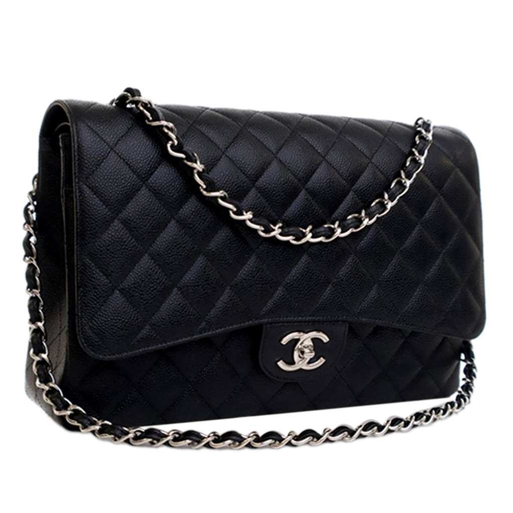 Chanel Maxi Classic Caviar Double Flap - 3
