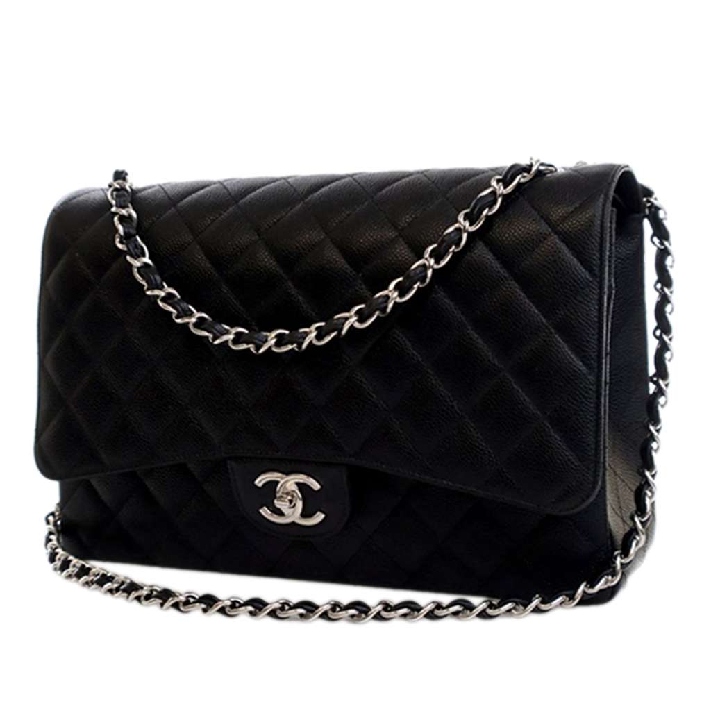 Chanel Maxi Classic Caviar Double Flap - 4