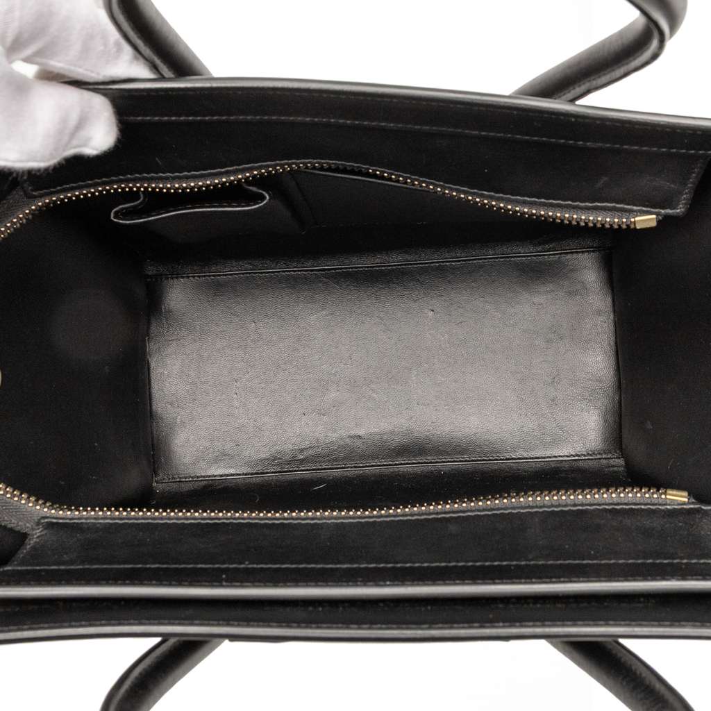 Celine Micro Tricolor Leather Luggage Tote - 4