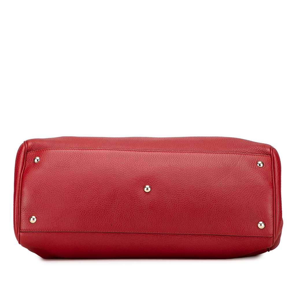 Gucci Large Calfskin Bamboo Shopper Sachel - 3