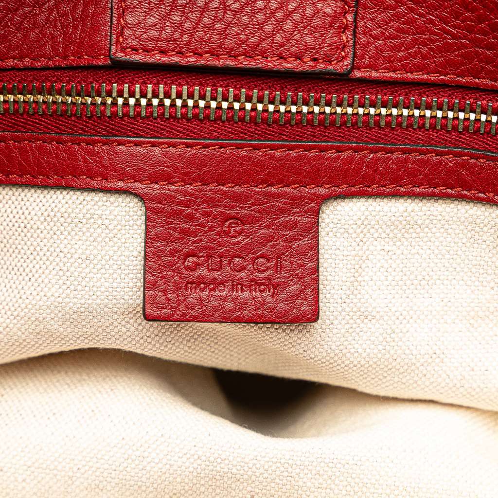 Gucci Large Calfskin Bamboo Shopper Sachel - 5