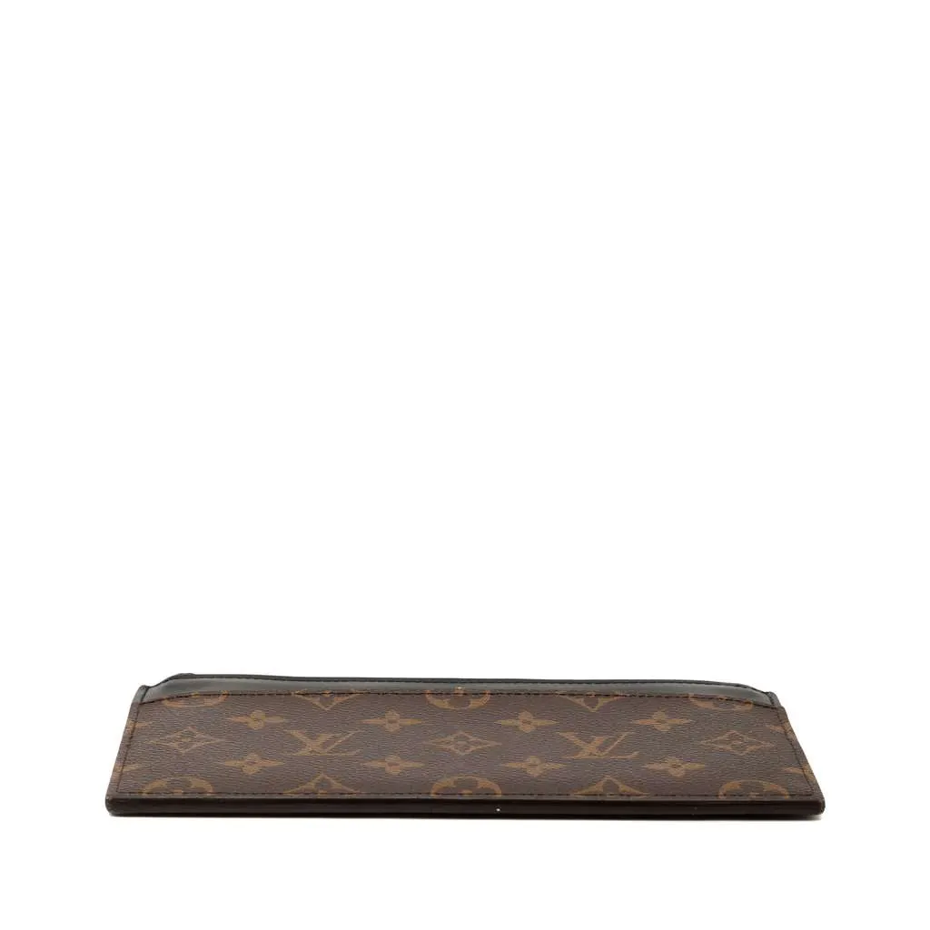 Louis Vuitton Monogram Slim Purse Brown Good - Inside View