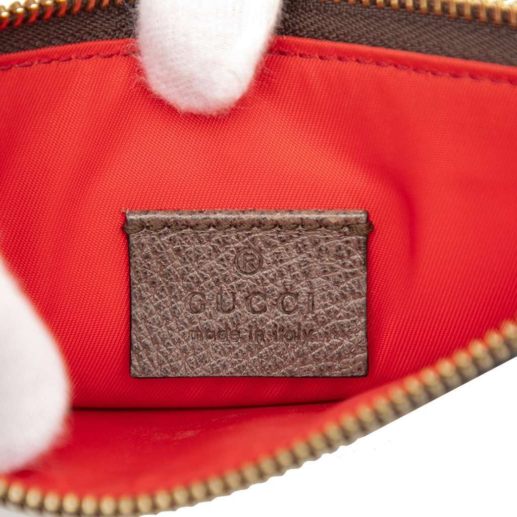 Gucci GG Supreme Bengal Double Zip Pochette - 5