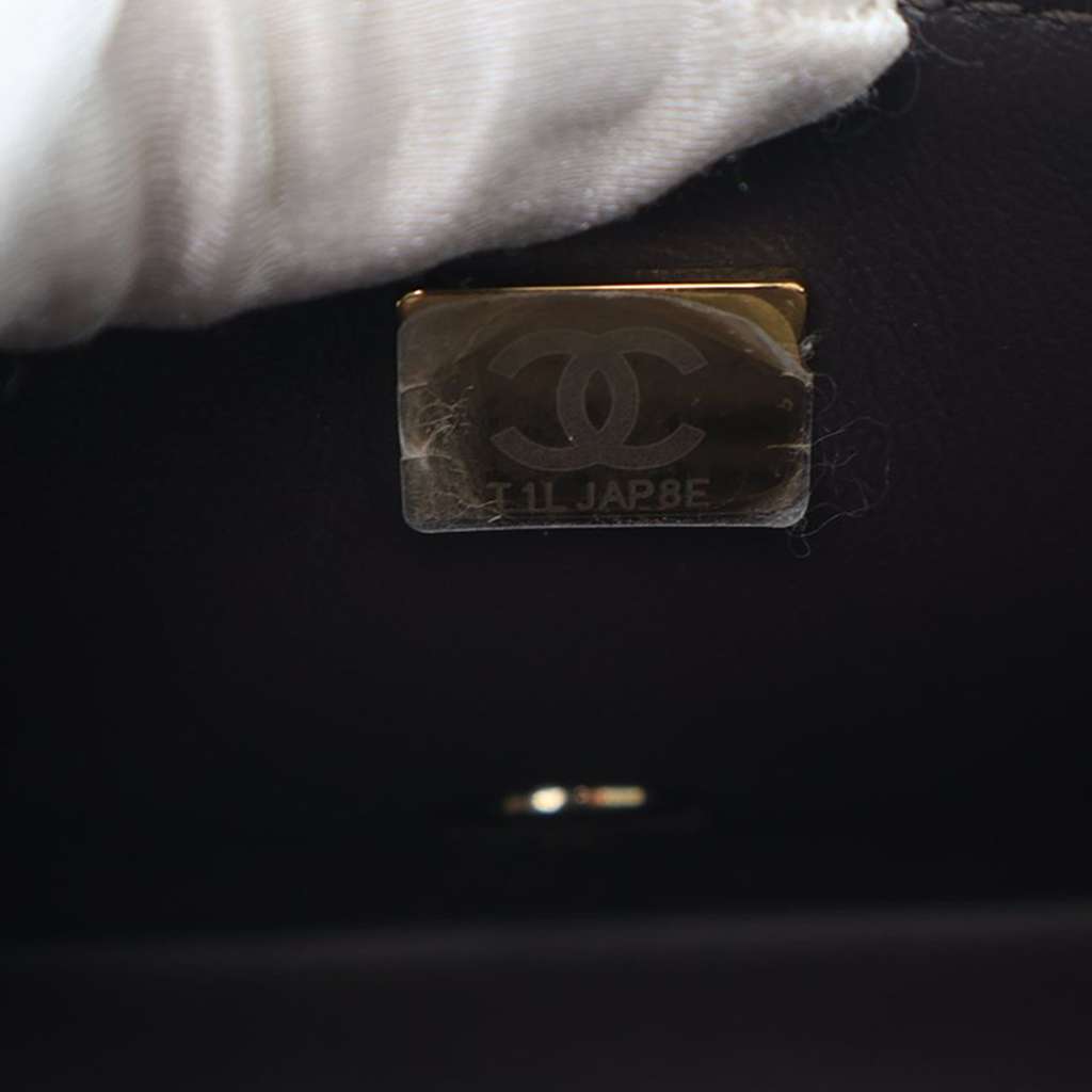 Chanel Mini Rectangular Lambskin Top Handle Flap - 5