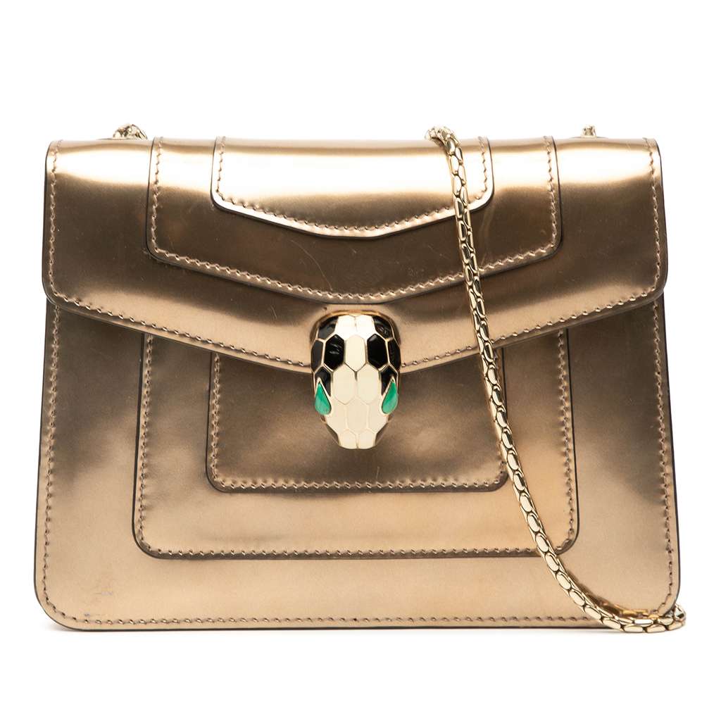 Bvlgari Small Patent Serpenti Forever Crossbody