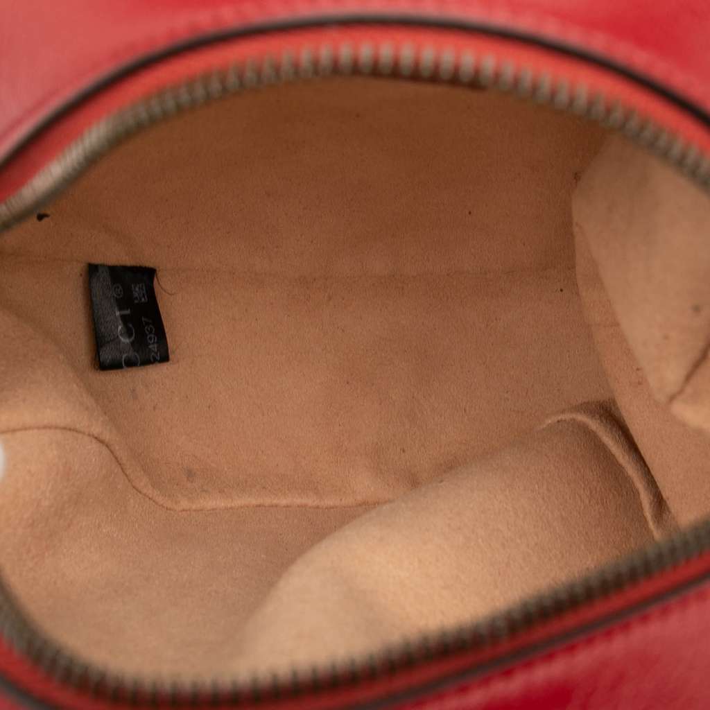 Gucci Mini GG Marmont Matelasse Leather Round Crossbody - 4